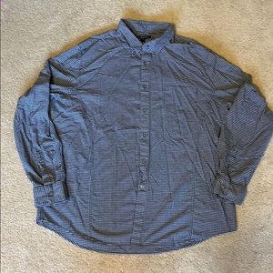 Black and White Plaid John Varvatos Button up
